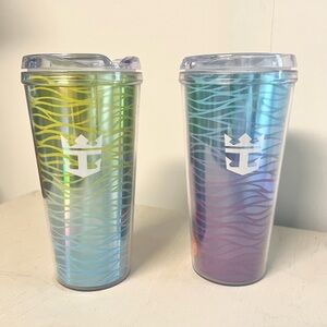 2 x Royal Caribbean Freestyle Soda Cups, set